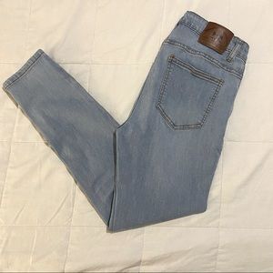 Light blue denim jeans